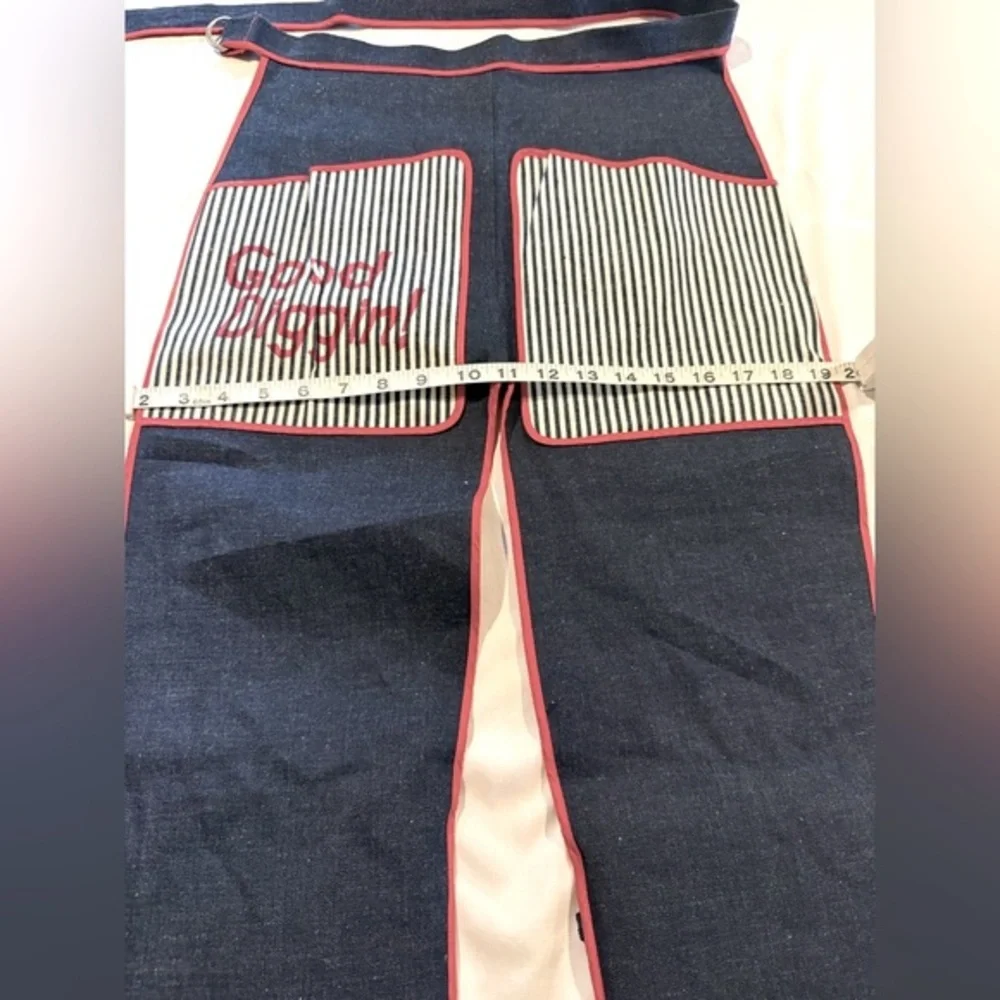 A Kay Shanno Original - VINTAGE Gardening Denim Chaps - Mint Condition - Picture 9 of 11